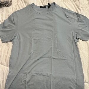 Theory Men's Sky Blue Short Sleeve Tee